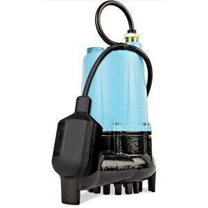 Little Giant BSC33T 1/3 HP 115 Volt 3000 GPH Cast Iron Sump Pump 506256‎